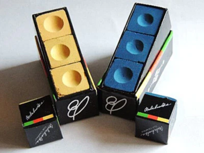Balabushka Performance Billiard Pool Cue Chalk - 3-Cube Box Set