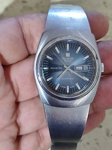 1976 Tissot Seastar Automatic,Ref 46670-2 CAL 2571 Working Jumpo - Picture 1 of 15