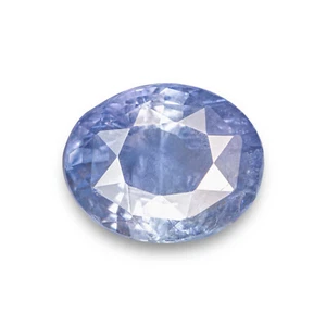 SRI LANKAN Blue Sapphire 3.97 Ct. Natural Untreated OVAL Light to Moderate Blue - Picture 1 of 4