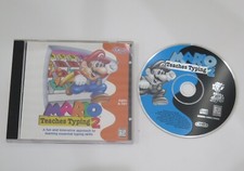 Mario Teaches Typing 2 Instructional Nintendo RARE OOP PC 1996 No Box  CD-Rom