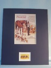 Honoring the Great Race Horse - Phar Lap honored by the Horse Racing stamp
