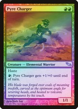 Pyre Charger FOIL Shadowmoor NM Red Uncommon MAGIC THE GATHERING CARD ABUGames