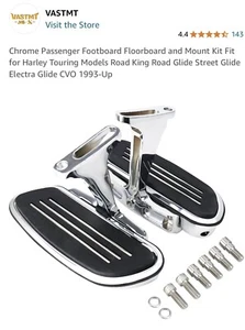 VASTMT 015-CH - Kit de montaje y estribo de pasajero, cromado - Imagen 1 de 10