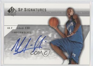 2003-04 SP Authentic SP Signatures Ndudi Ebi #NE-A Rookie Auto RC