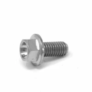 M5 x 12mm Hex Flange Titanium Bolt Screws 12 x 0.8 Ti Life Guarantee - Packs - Picture 1 of 10