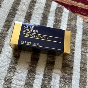 Estee Lauder Perfect Lipstick PERFECT ORANGE Gold Case New Vintage 1990s - Picture 1 of 10