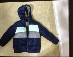 Boys Cozy puffer navy blue size 6 - Picture 1 of 4
