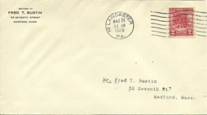 FDC 645 - 2¢ Valley Forge - 5/26/1928 - Lancaster, PA - Picture 1 of 1