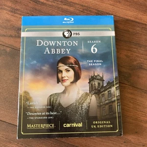 DOWNTON ABBEY, SEASON 6, (3-disc BLU RAY) BRAND NEW SEALED, 2016 - Picture 1 of 1