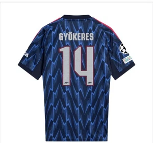 Arsenal adidas 25/26 Away Shirt | 14 Gyokeres | Official NEW | XXL - Picture 1 of 2