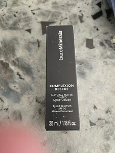 bareMinerals Complexion Rescue Matte Tinted Moisturizer SPF 30 Sunscreen 1.18oz - Picture 1 of 7