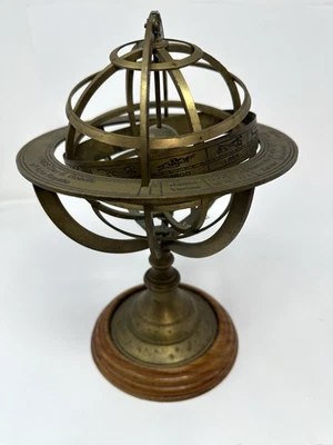 Antiguo Armilar Esfera A París Chez G. Gobille Ache Royalle Siglo XIX Foto 1 de 4