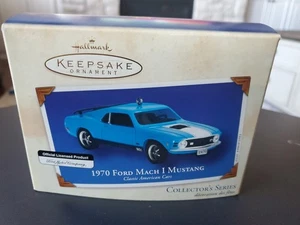 1970 Ford Mach 1 Mustang Hallmark Keepsake Christmas Ornament NEW MINT NIB  - Bild 1 von 2