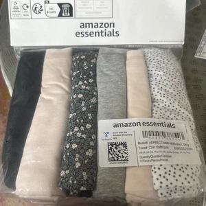 NIP Women 6 Pack Size 5XL Cotton Blend Briefs Bikini Panties Amazon Essentials - Picture 1 of 7