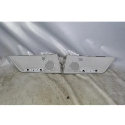 00-06 BMW E46 3-Series Convertible Rear Side Trim Panel Insert Pair Grey OEM - Imagem 1 de 4