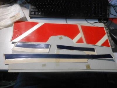 Juego gráfico de capucha Yamaha 3 1986 FZ600 46X-2836V-50 NUEVO DE STOCK Foto 1 de 4