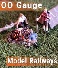 Campfire With Flicking LED. OO Gauge. Made, painted and ready to place.