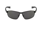Nike Stride Max Optics EV0703 001 Black Rectangle Sunglasses Gray Lens Designer