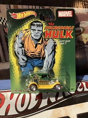 2014 HOT WHEELS THE INCREDIBLE HULK A-OK MARVEL REALRIDERS  FORD MODEL A PREMIUM - Image 1 of 3