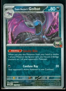Pokemon Team Rocket's Golbat 121/182 - Destined Rivals - Rev Holo - MINT - Bild 1 von 1