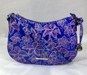 Brahmin Torrone Collection Umhängetasche Shayna Floral Leder, Vista Blue - Bild 1 von 5