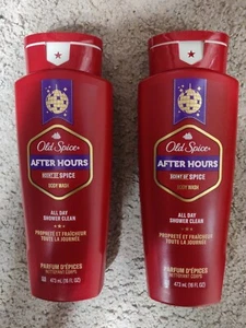 2 Bottles of Old Spice After Hours Body Wash - Scent of Spice (16 floz or 473mL) - Picture 1 of 2