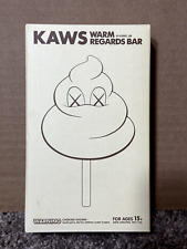 KAWS Warm Regards Bar Vinyl Figure OriginalFake 2008 White Vanilla Medicom Toy