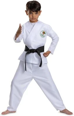 Miyagi-Do Clásico Cobra Kai Blanco Karate Disfraz Elegante Halloween Niño Disfraz Foto 1 de 3
