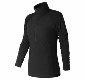 New Balance In Transit Mezza Zip (S) Nero RWT81114 - Foto 1 di 1