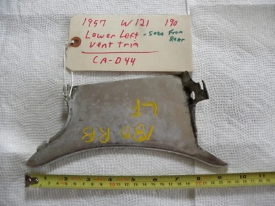 Mercedes Benz Ponton W120 W121 180a 190 Lower Left Below Hood Vent Trim  CA-D44 Foto 1 de 4
