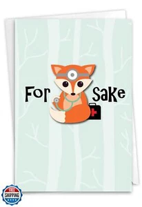 NobleWorks - Funny Get Well Greeting Card with 5 x 7 Inch Envelope (1 Card) F - Picture 1 of 5