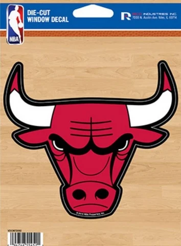 Chicago Bulls Die Cut Decal Car Window, Laptop, Tumbler. See Description Cover