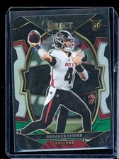 2022 Panini Select 36 Desmond Ridder Concourse Black Green Prizm Die-cut