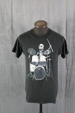 Vintage Graphic T-shirt - Marche Noir Skeleton Drummer - Men's Medium