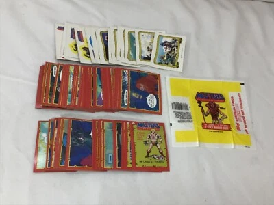 1984 Topps Masters of the Universe Complete Card Set & Stickers & Wax Wrapper  - Image 1 of 4