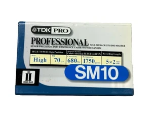 TDK  PRO SM    10     BLANK CASSETTE TAPE (1) (SEALED) - Picture 1 of 4