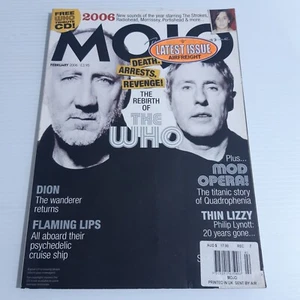 Mojo Music Magazine February 2006 Issue 147 The Who Dion Flaming Lips Radiohead - Picture 1 of 10