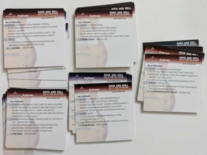 Rock and Roll Hall of Fame Board Game Pieces / Parts, 86 Performer Cards - Picture 1 of 2