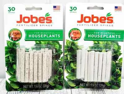 Jobes Fertilizer Food Spikes 30 Pack - 2 Packs For Beautiful Houseplants - Image 1 of 4