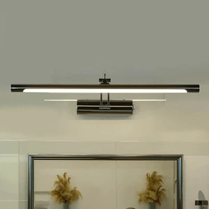 Luz De Espejo LED IP44 Cromo Metal 4000 K 850 LM Con Interruptor B: 55 Cm - Imagen 1 de 9