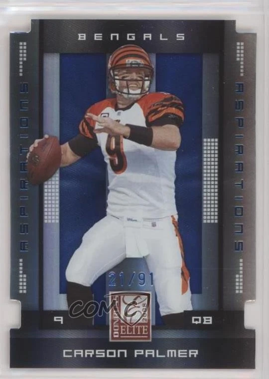 2008 Donruss Elite Aspirations Die-Cut /91 Carson Palmer #20 - Image 1 of 2