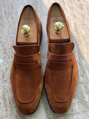 Ermenegildo Zegna L'Asola Brown Flex Loafers Slippers Shoes 8 / US 9Moc - Image 1 of 4