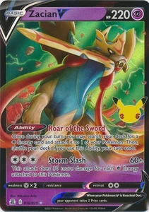 Holo Zacian V 016/025 Ultra Rare Celebrations - Bild 1 von 1