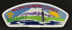 BOY SCOUT BSA PACIFIC HARBORS NISQUALLY OA 155 PATCH LIGHTHOUSE S1 FIRST CSP - Picture 1 of 2