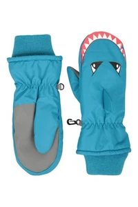 Mountain Warehouse Critter Kids Ski Mittens Water Resistant Boys Hand Cover - Picture 1 of 32