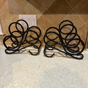 Weinregal aus Metall mediterran italienischer Stil - 2er Set - fasst 6 Flaschen - Bild 1 von 8