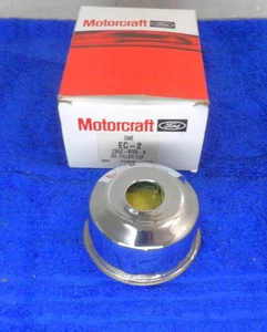 1968 1969 1970 Ford Mustang Boss Torino Cougar NOS CHROME 302 390 428 CJ OIL CAP - Picture 1 of 5