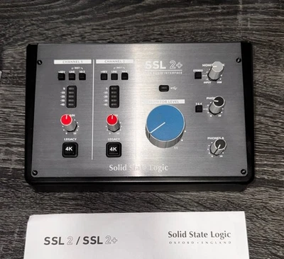SSL 2+ 2-In/4-Out USB Audio Interface Demo Deal Pristine Condition - Image 1 of 4