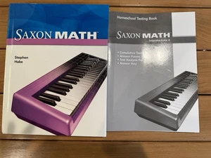 Saxon Math Intermediate 4 Homeschool Testing Book and Textbook Set - Picture 1 of 3