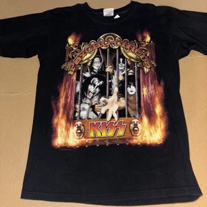 Vintage 1098 KISS Psycho Circus Live In 3D Tour Shirt Large 22x29 - Picture 1 of 4